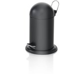 Cubo de basura lark negro con pedal