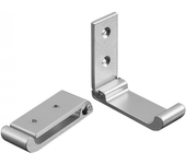 (plateado) percheros, 4 piezas perchero de pared, gancho plegable, aleación de aluminio, con tornillos, para baño cocina dormitorio oficina
