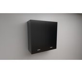 Mueble colgante desagüe para vajillas a 90xl 60xp 33 completo con desagüe para vajillas de acero inoxidable (negro)