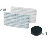 Lingettes et filtre mousse pour nettoyeur vapeur rowenta zr005804
