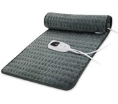 Heating pad electric heating pad for back pain and spasm relief (dark grey, 83cm x 43cm)