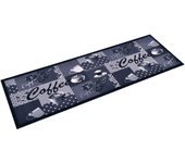 Alfombra de cocina | tapete para la cocina lavable coffee azul 60x180 cm cfw65145