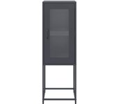 Aparador | aparador de comedor | armario de cocina de acero laminado en frío gris antracita 36x39x107 cm cfw69788