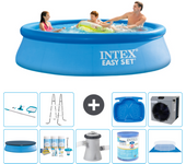 Paquete de piscina - intex - alrededor - 305x305x76 cm + accesorios a571