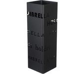 Hersig - paragüero cuadrado negro diseño umbrella