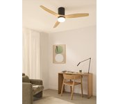 Windcalm dc - función verano/invierno - ventilador de techo 40w silencioso ø132 cm con luz con wifi