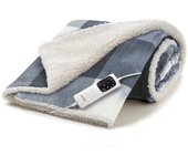 Imetec 16715 manta eléctrica 150 w gris poliéster, terciopelo
