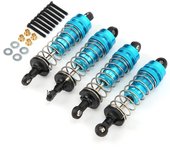 Amortiguador de metal para coche rc 1/12, amortiguador de resorte ajustable para mn g500/piezas de actualización (azul)