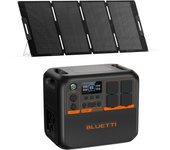 Kit de estación de energía profesional bluetti ac200pl con panel solar de 200 w, 2304 wh y power station de 4 ac de 2400 w