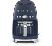 Cafetera de goteo smeg azul marino dcf02nbeu