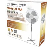 Esperanza ehf001we ventilador de pie 16 blanco y gris
