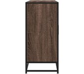Aparador | aparador de comedor | armario de cocina madera de ingeniería marrón roble 134x35x76 cm cfw87021