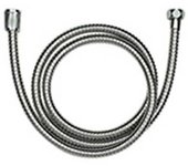 Manguera de ducha extensible de laton cromado cm 150/200 1/2f