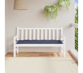 Cojín exterior | cojín para banco de jardín tela oxford azul marino 150x50x7 cm cfw64032