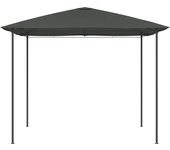 Cenador gris antracita 3x3x2,6 m 160 g/m2
