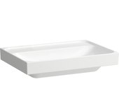 Laufen meda lavabo, empotrable, 650x460mm, sin agujero para grifo, sin rebosadero, h8101144001121, color: blanco