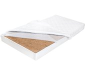 Colchón 70x140 espuma de coco antiácaros 8 cm arlo blanco