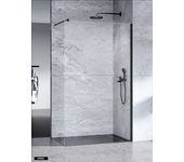 Mampara de ducha italiana - 70 x 200 - negro mate - nesta