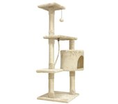 Árbol de gato 40 x 40 x 114 cm beige