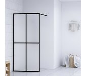 Mampara de ducha vidrio templado esmerilado 80x195 cm