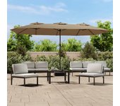 Sombrilla doble topo 449x245 cm