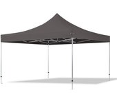 4x4 m carpa plegable, professional aluminio 40mm, gris oscuro