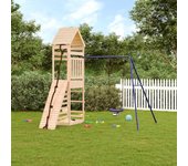Maison exclusive - parque infantil de exterior madera maciza de pino