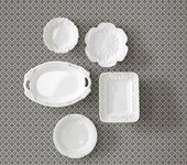 Papel pintado pared diseño geométrico con flor - audra morado fine decor - rollo de 10 m x 0,53 m