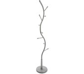 Versa swindon perchero de pie de estilo minimalista, gris, 185x32x32cm