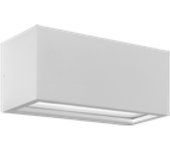 Aplique de pared ε27 250x110x10 ip54 blanco amigo