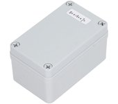 Caja de conexiones eléctricas gris con placa de montaje ip67 a prueba de agua, resistente a impactos, práctica caja para proyectos eléctricos