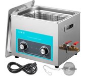 Succebuy limpiador ultrasónico limpiador de joyas de 15 l con temporizador de calentamiento para limpiar anillos, botones, joyas, gafas