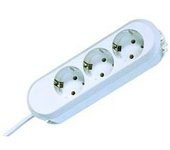 Bachmann smart 3x cable de alimentación de regleta 5m (387.272) blanco