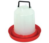 Bebedero para aves con sifón + asa contra pp lt 5 d 30 cm