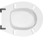 Asiento wc para wc pozzi ginori colibri' forma 1blanco - bisagras pasantes