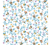 Papel pintado floral delicado