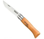 Navaja opinel virobloc niquelada - longitud de hoja 72 mm.