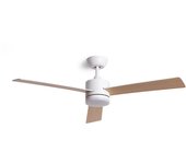 Techbrey ventilador de techo silencioso fleves 132cm motor dc mando a distancia, con luz
