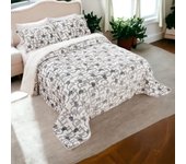 Edredón nórdico con borreguito y funda almohada, 220 x 240 cm, gris