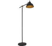 Mexlite - lámpara de pie - nove - negro - metal - ø 28cm - e27 - 1322zw