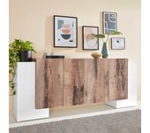 Aparador salón 6 puertas cocina 210 cm diseño pillon fabrik acero