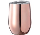 Vaso térmico de acero inox de doble pared y 350ml de capacidad, con recubrimiento exterior de cobre galvanizado. 8,9x12x8,9 cm. color: cobre dam