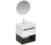 Naturel conjunto de baño con lavabo que incluye grifo lavabo, caño y sifón naturel stilla, blanco brillante (ksetstilla011)