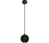 Helam midway plafón colgante dome negro 12cm