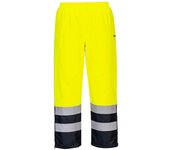 Pantalones impermeables de alta visibilidad winter cintura elástica con cintas reflectantes s598