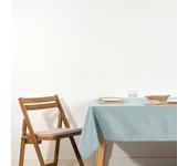 Mantel antimanchas tacto tela jacquard maglia liso agua - 100x160 cm