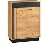 Mueble zapatero 2 puertas abatibles 1 cajón nilo madera