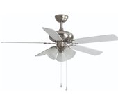 Ventilador de techo con luz serie skua color gris
