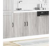 Panel para lavavajillas lucca madera contrachapada sonoma gris