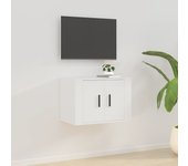 Mueble para tv de pared blanco 57x34,5x40 cm